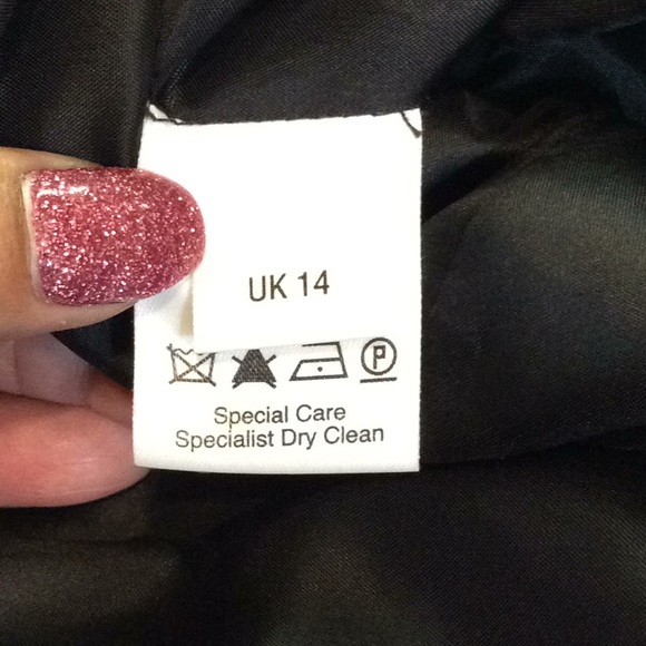 CAROLINE CHARLES LONDON VINTAGE BLACK COAT DRESS - Picture 7 of 8